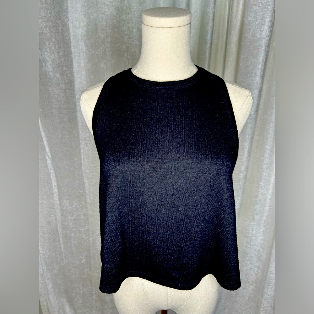 Wilfred Free tank size small Black Soft Knit